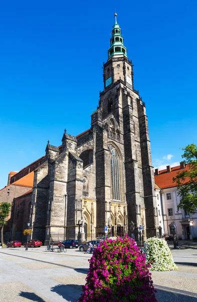 Swidnica Cathedral, Poland Stock Photo
