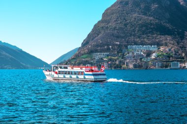 Lugano denizde Swiss görüntülemek