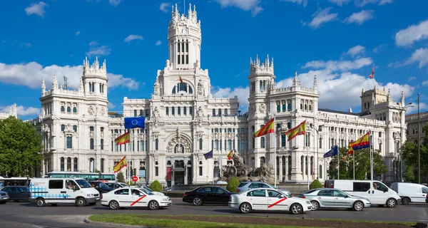 Plaza de Cibeles in Madrid, Spanien — Stock Photo, Image