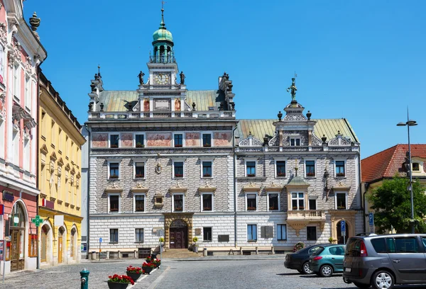 Kolin tržiště, pohled z radnice — Stock fotografie