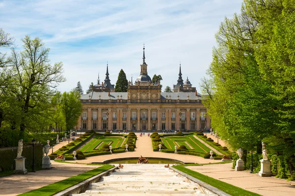 La Granja Royal Palace Ildefonso — Stock Photo, Image