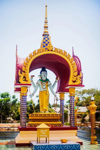 Temples et statues bouddhistes en Thaïlande, île de Samui — Photo