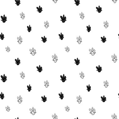 Kristal pürüzsüz desen, siyah beyaz karalama mücevheri dijital kağıt, soyut kristaller yinelenen arka plan, tek renkli tahıl vektör duvar kağıdı, şirin çakıl dekoratif element