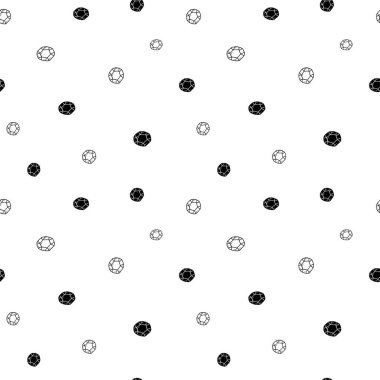 Kristal pürüzsüz desen, siyah beyaz karalama mücevheri dijital kağıt, soyut kristaller yinelenen arka plan, tek renkli tahıl vektör duvar kağıdı, şirin çakıl dekoratif element