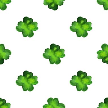 Dört yapraklı yonca ile Seamless Modeli
