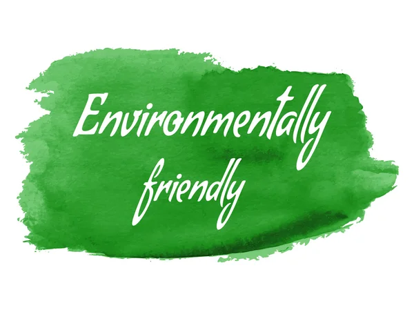 Environmental eco label — Stock Vector