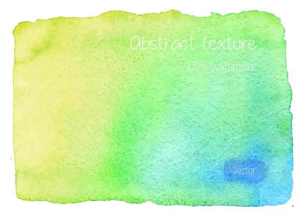 Texture abstraite aquarelle réelle . — Image vectorielle