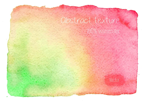Textura abstracta acuarela real . — Vector de stock
