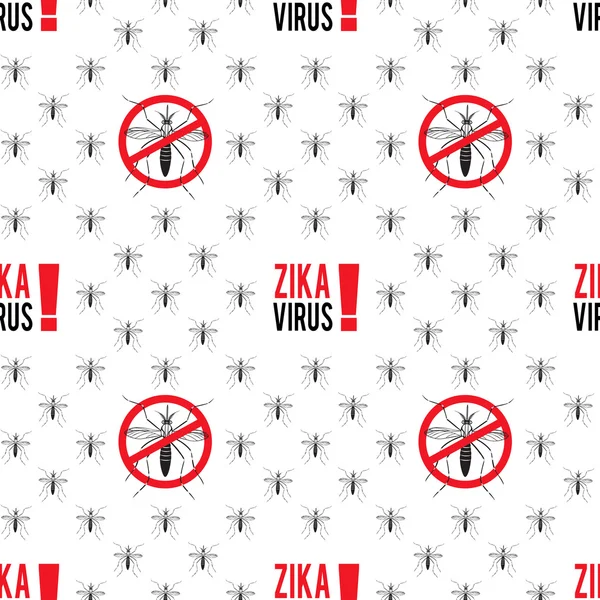 Zika wirusów projektowanie graficzne elementy. — Wektor stockowy