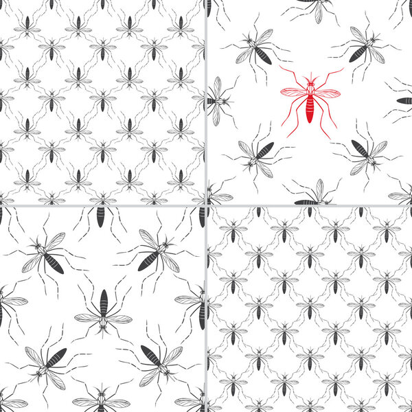 Zika virus graphic design elements.