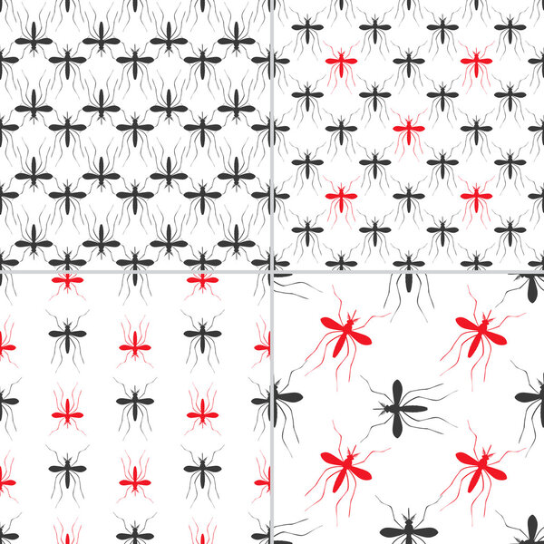 Zika virus graphic design elements.