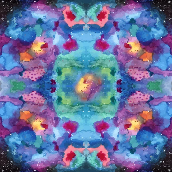 Seamless pattern with Galaxy painting 