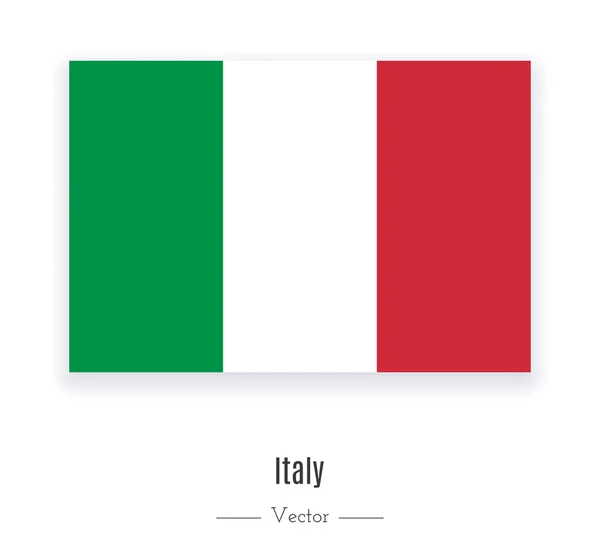 Bandiera dell'Italia illustrazione — Vettoriale Stock