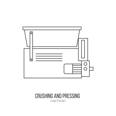 Winemaking, wine tasting logotype design concept