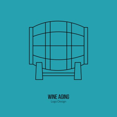 Winemaking, wine tasting logotype design concept