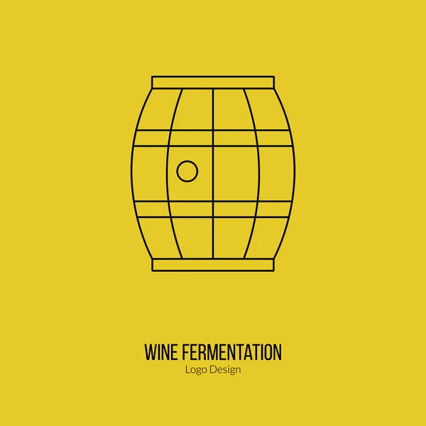 Winemaking, wine tasting logotype design concept — Stock Vector