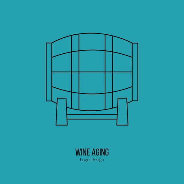 Winemaking, wine tasting logotype design concept — Διανυσματικό Αρχείο