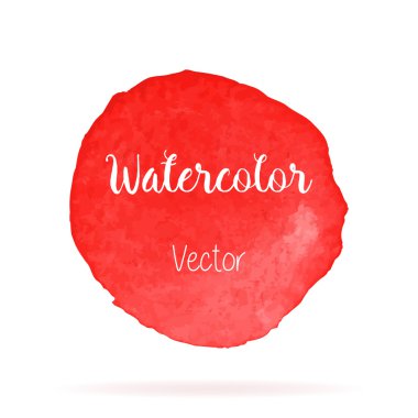 Vektör gökkuşağı renk suluboya boya lekesi