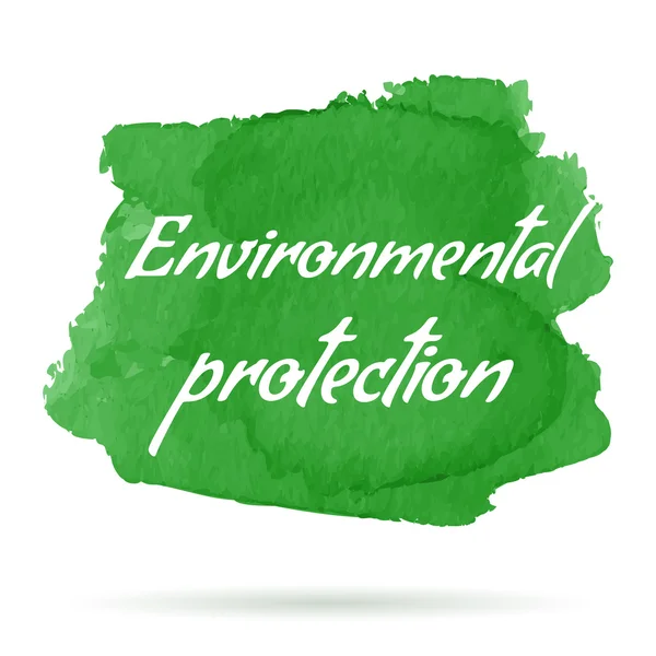 Etiqueta ecológica ambiental vectorial — Vector de stock