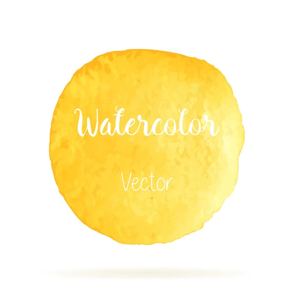 Vector color arco iris acuarela pintura mancha — Vector de stock