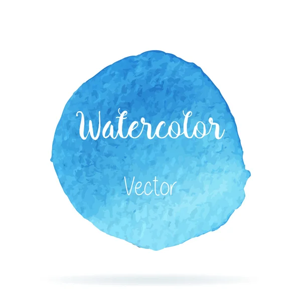 Vector color arco iris acuarela pintura mancha — Vector de stock