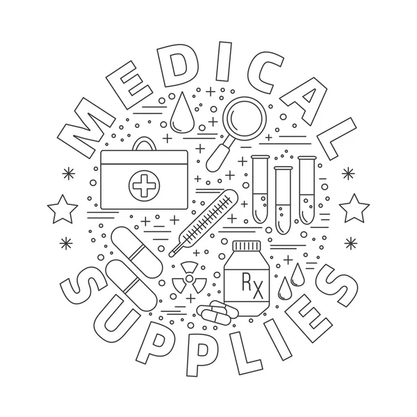 Medyczne diagnostyczne, sprawdzanie projekt graficzny koncepcja — Wektor stockowy