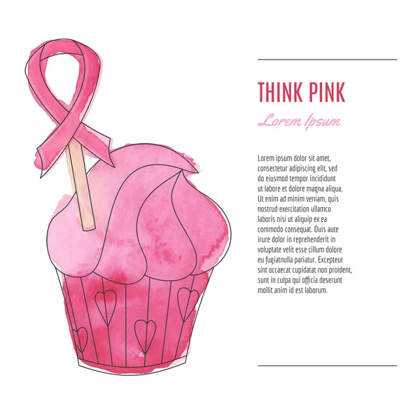 Povědomí o rakovině prsu — Stockový vektor