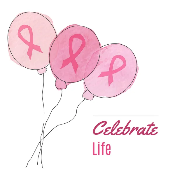 BANNER DE CONCIENCIA DE CANCER DE BREAST Vector De Stock