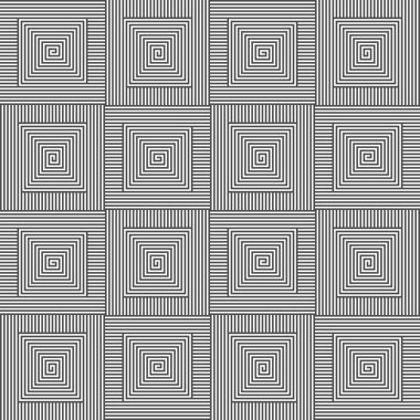 Kare siyah ve beyaz desen