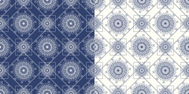 Geleneksel Arap süsleri ile süs dikişsiz desen. 