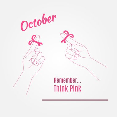 Breast Cancer Awareness Background elements and inspirat