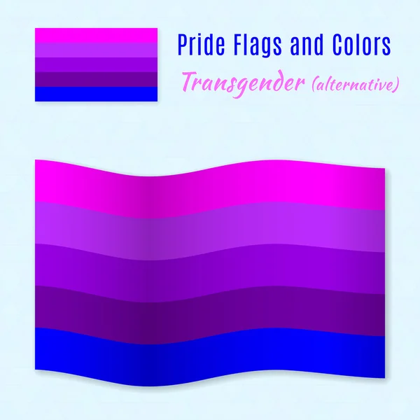 Transgender pride flag with correct color scheme — Φωτογραφία Αρχείου