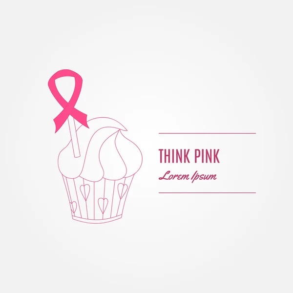 Breast Cancer Awareness Background elements and inspirat — Stock fotografie