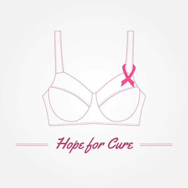 Breast Cancer Awareness Background elements and inspirat — Stok fotoğraf