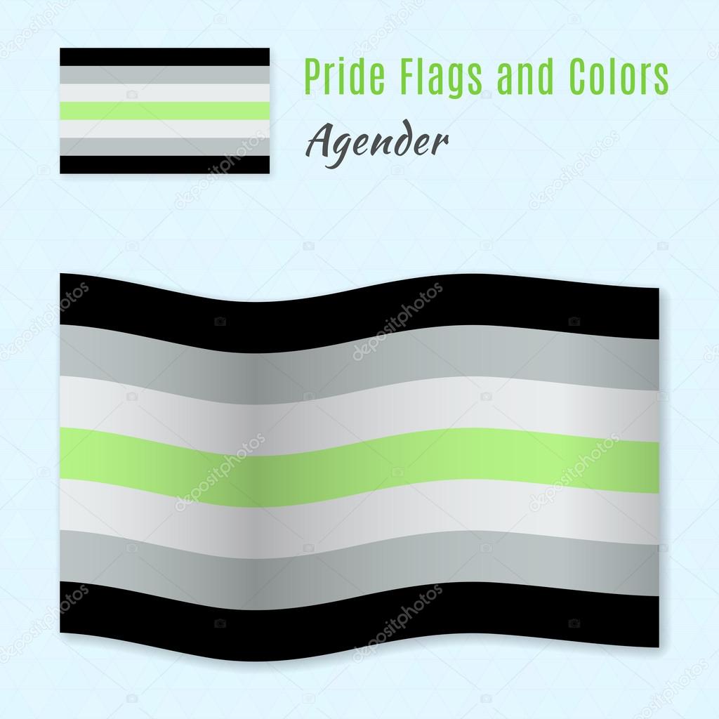 Agender Pride Flag With Correct Color Scheme Both Still And Wav Stock Photo Image By C Sunshine Art
