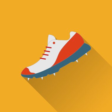 Kriket oyun düz simgesi