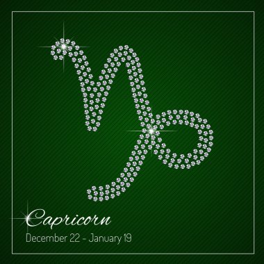 Glamour Zodiac sign design