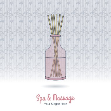 Hand drawn reed fragrance diffuser