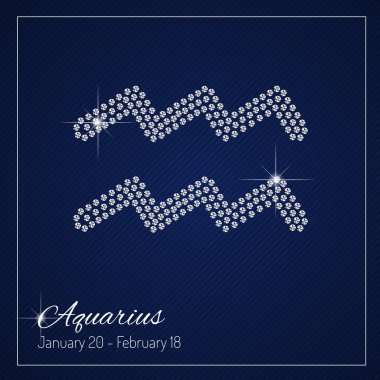 Glamour Zodiac sign design