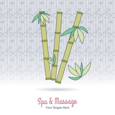 Hand drawn bamboo