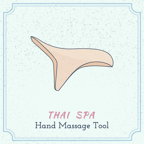 Reflexology hand massage tool — 스톡 벡터