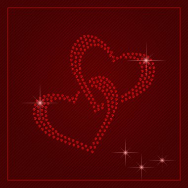 Rhinestone Valentines Day Template