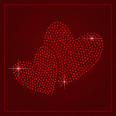 Rhinestone Valentines Day Template