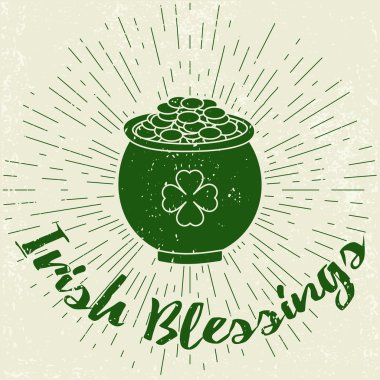 Saint Patricks Day design elements