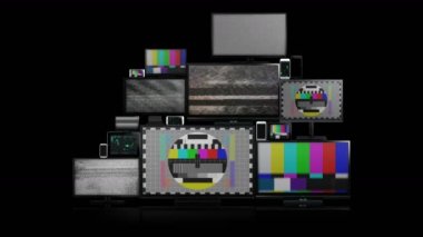 Çok farklı ekranlar sinyal