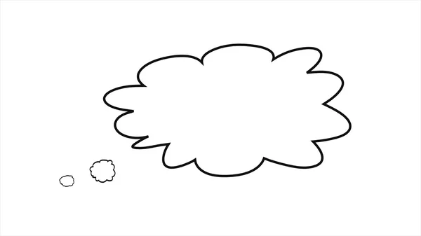 Illustration of thought bubble — Stock Photo, Image