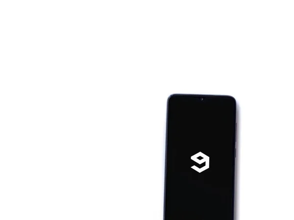 ลอด สราเอล กรกฎาคม 2020 าจอเป วแอพ 9Gag อมโลโก บนจอแสดงผลของสมาร ทโฟนม — ภาพถ่ายสต็อก