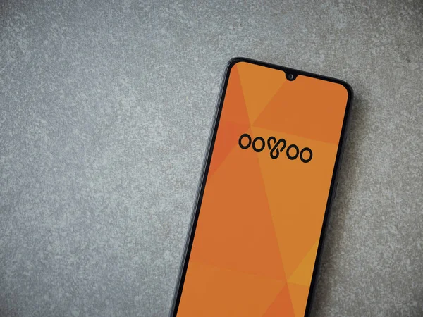Лод Израиль Июля 2020 Года Экран Запуска Приложения Oovoo Логотипом — стоковое фото