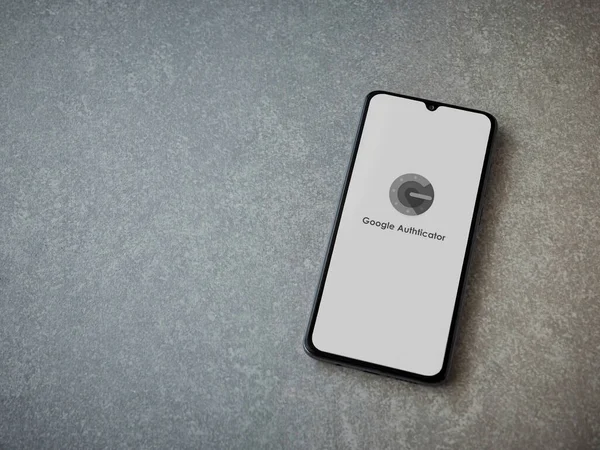 Lod Israel Juli 2020 Google Authenticator App Lansering Skärm Med — Stockfoto