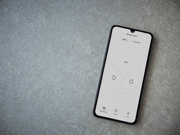 ลอด สราเอล กรกฎาคม 2020 าจอเป วแอพ Roborock อมโลโก บนจอแสดงผลของสมาร ทโฟนม — ภาพถ่ายสต็อก